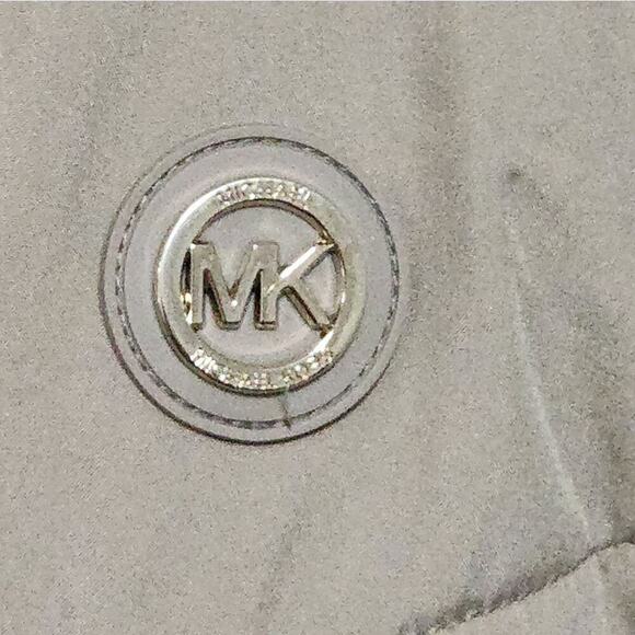 Michael Kors tan Taupe long puffer coat faux fur trim plus size 3X NEW!!! - Picture 5 of 14